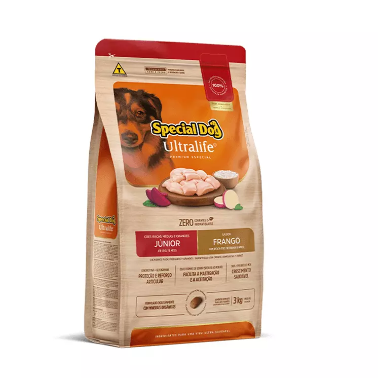 Dog Junior Ultra Life Raças Grandes
