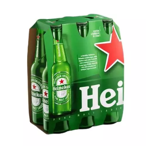 Heineken Long Neck 330ml (6 Uni.)