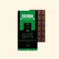 Barra de chocolate 50% com avelã 80g
