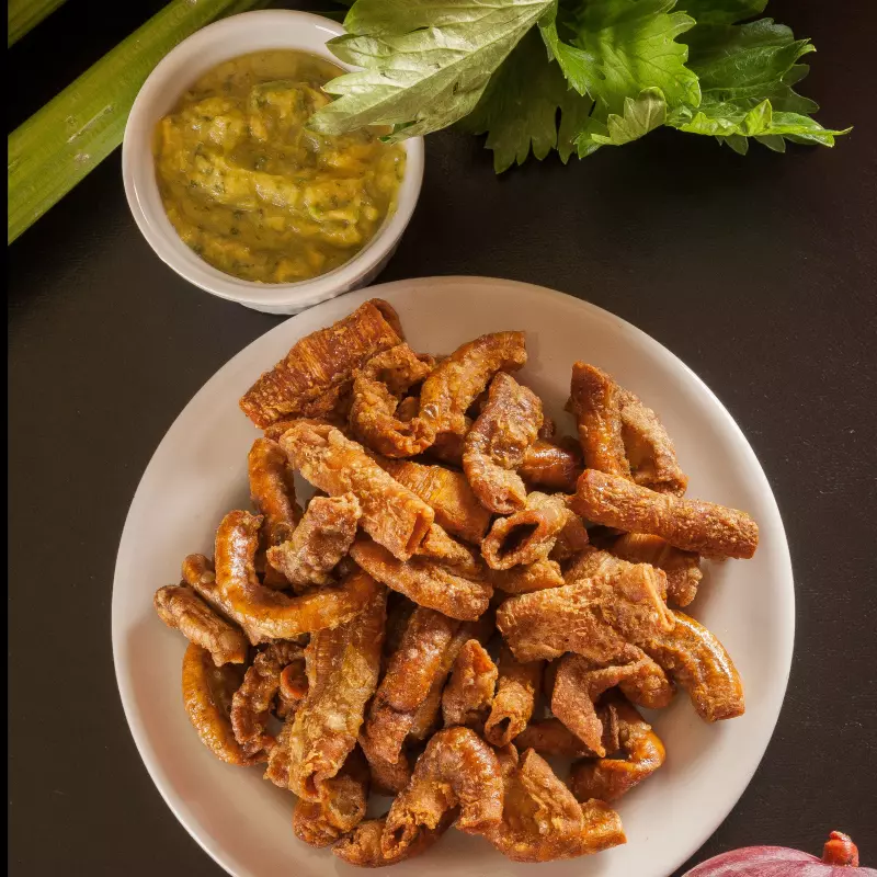 CHUNCHULLA CON GUACAMOLE