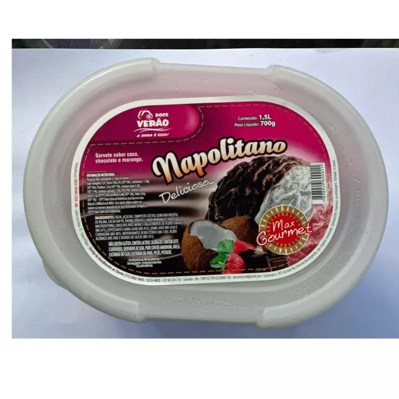 Sorvete Napolitano 1,5L