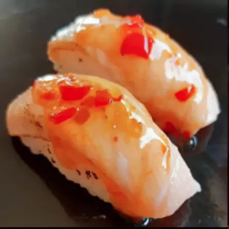 NIGIRI SALMÃO C GEL DE PIMENTA 04un