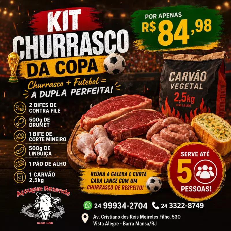 KIT CHURRASCO COPA