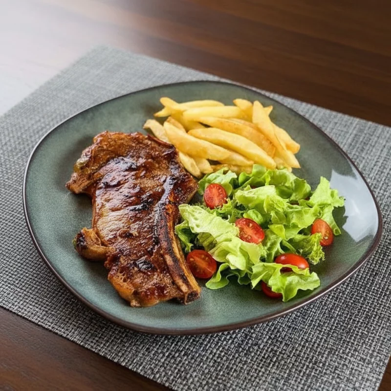 COMIDA CON DOS GUARMICIONES