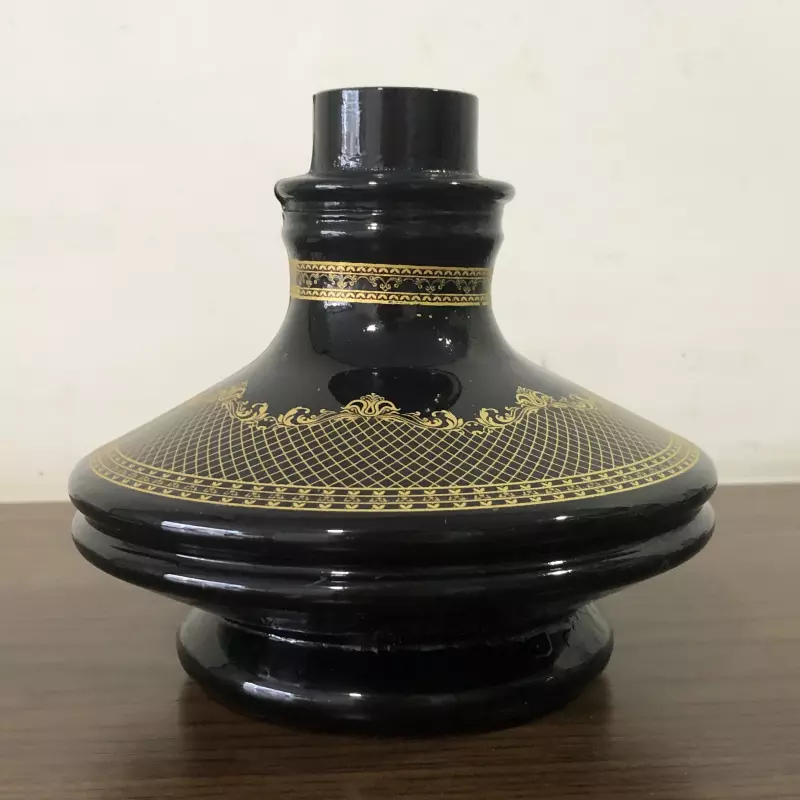 Vaso Aladim preto decorado