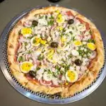 Pizza Frango c/ Presunto e Ovo