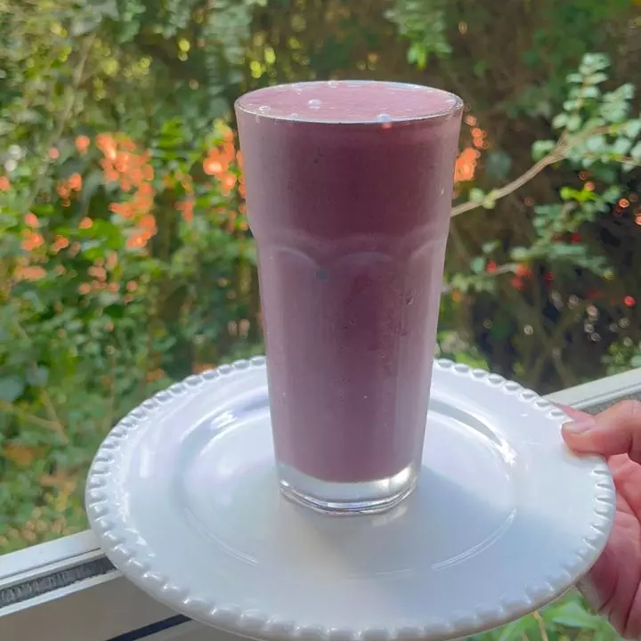 Suco de Açaí com Leite