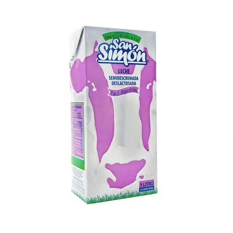 Leche Deslactosada San Simon 1L