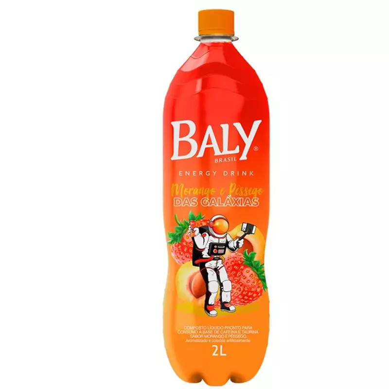 energético baly MORANGO/PESSEGO 2lt