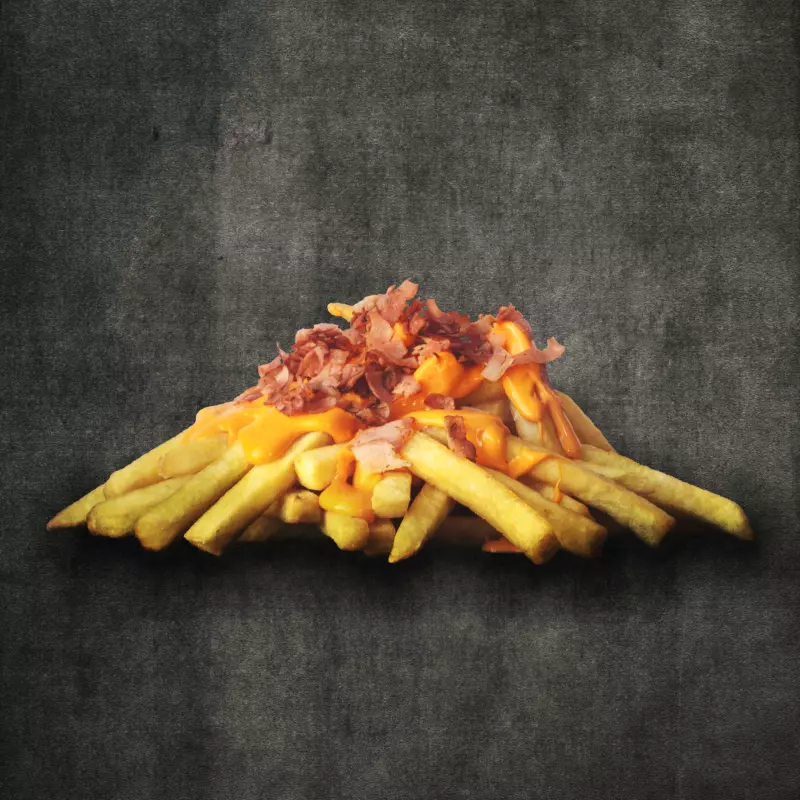 PAPAS CHEDDAR Y BACON