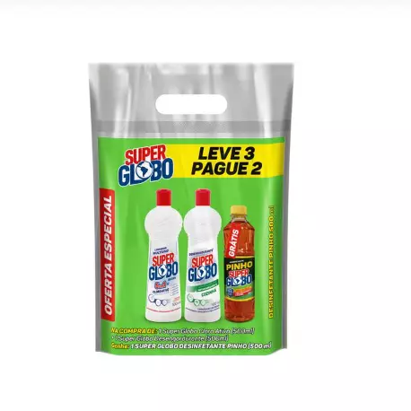 KIT SUPER GLOBO LEVE 3 PAGUE 2 (5619