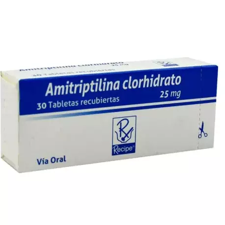 AMITRIPTILINA 25MG 30 TABLETAS