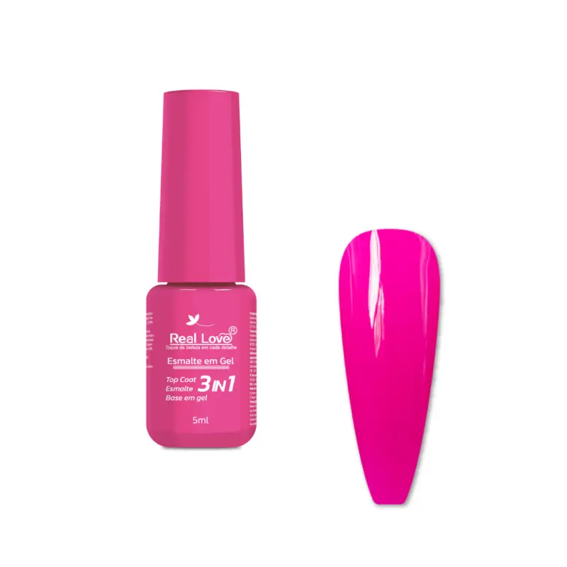 Esmalte Gel 3 Em 1 R.Love 5ml - 032