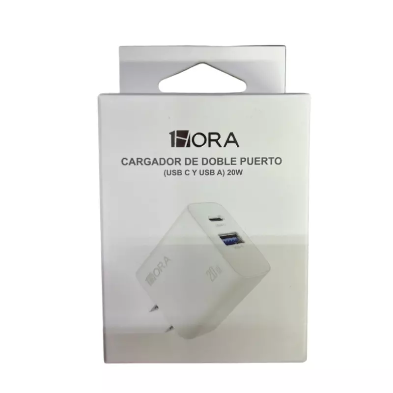 Clave: GAR161 Cubo Doble Puerto 20W