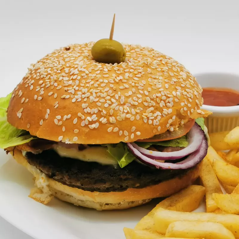 Hamburguesa Camarones