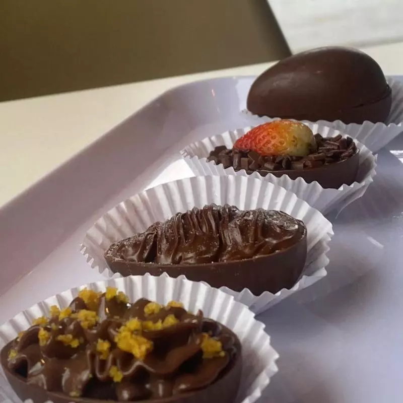 Mini ovinho brigadeiro