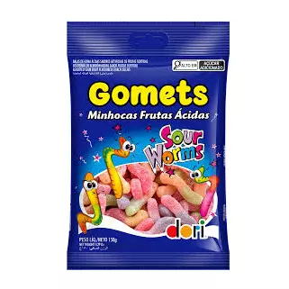 GOMETS MINHOCAS AZEDINHAS 150G