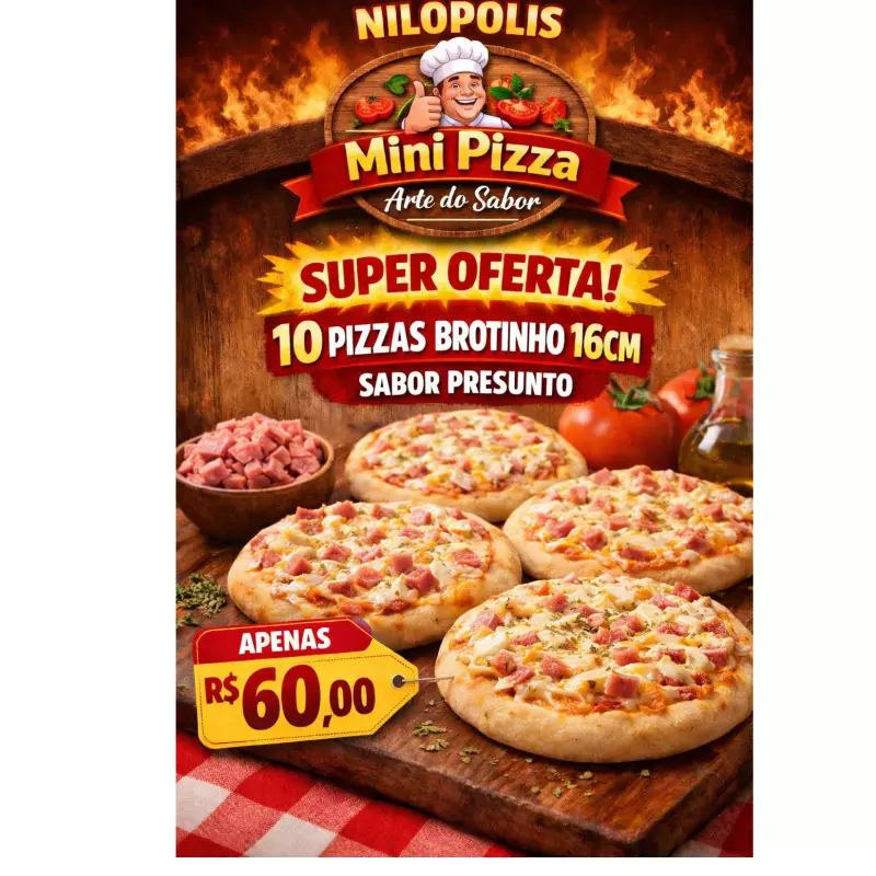 10 BROTINHO PRESUNTO 16 CM