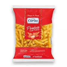 MASSA COROA PARAFUSO C/OVOS 500G