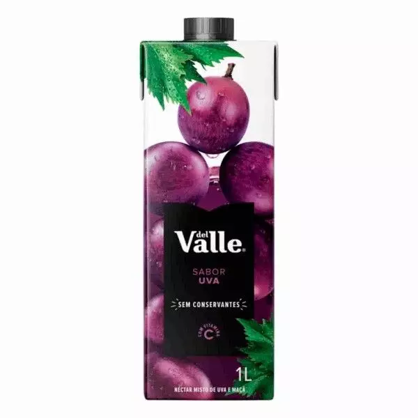 Suco Del Vale Uva 1Litro