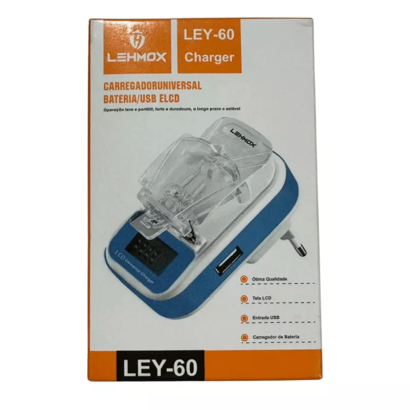 CARREGADOR UNIVERSAL LEHMOX LEY-60