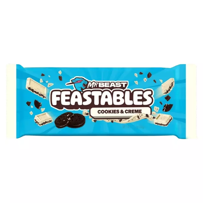 Feastables cookies & cream 2.1oz
