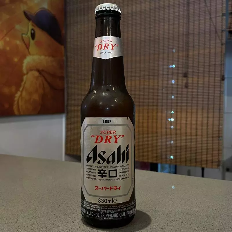 Cerveza Asahí Japonesa