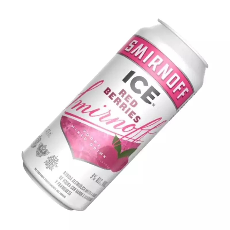 SMIRNOFF LATA RED BERRY 355 ML