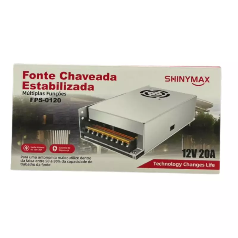 FONTE COMEIA 12V 20A FPS-0120