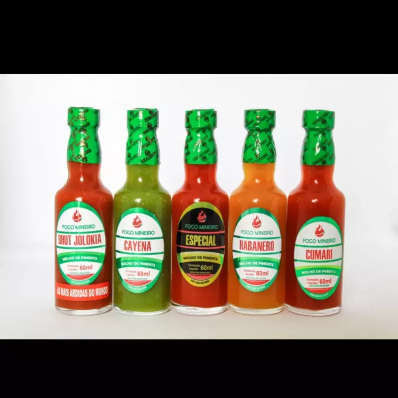 Kit Molho 5 pimentas