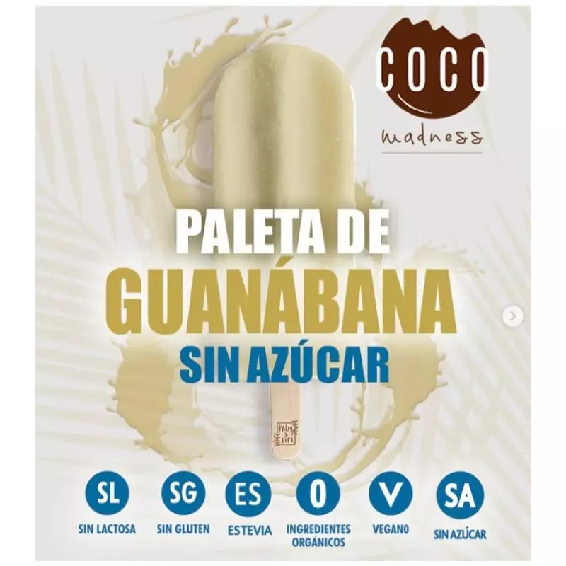 Coco Madness Paleta de Guanabana S/A
