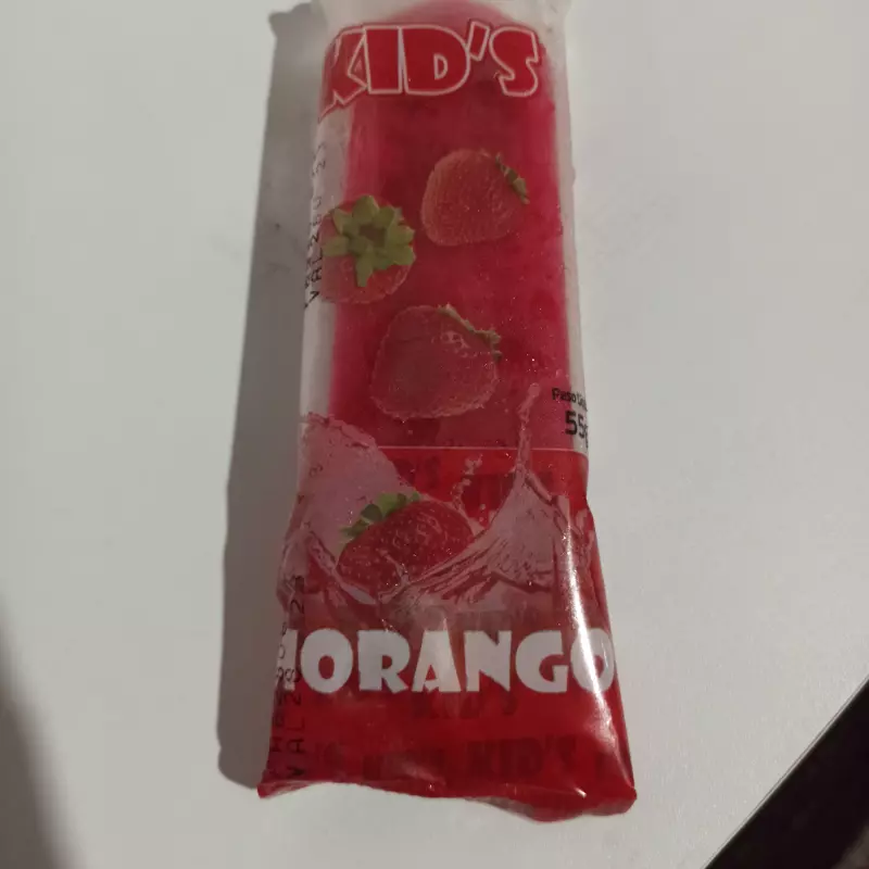 Picolé kids morango