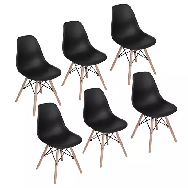 Pack de 6 sillas eames