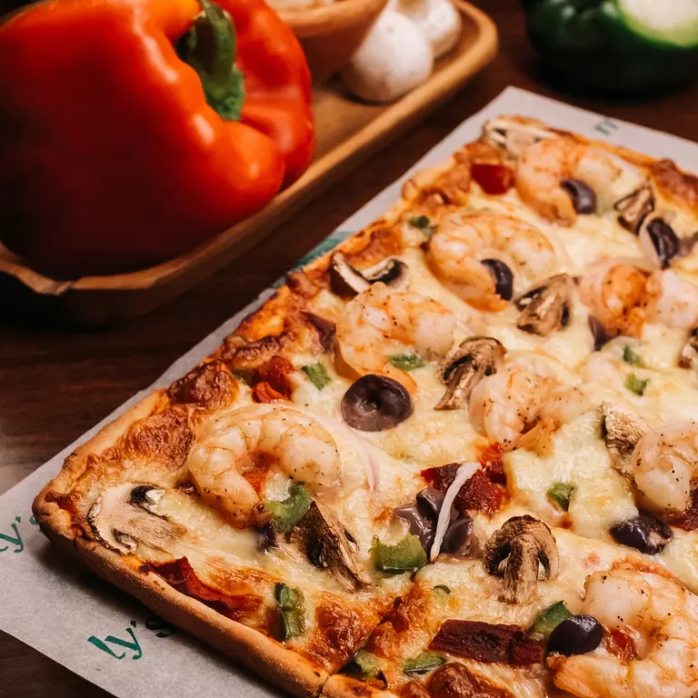 Pizza Delicia de Langostinos