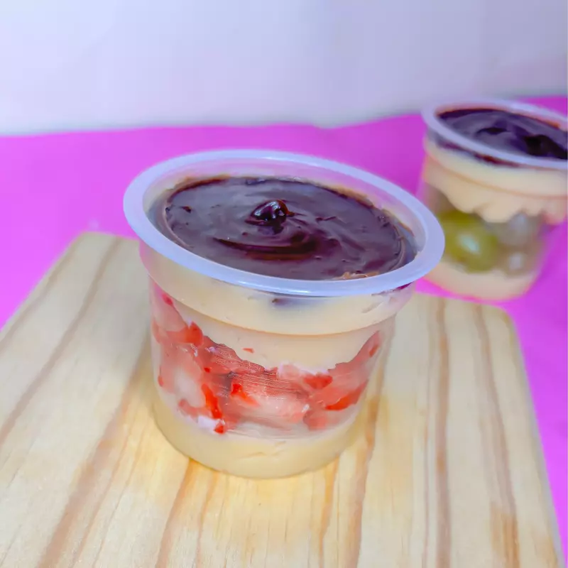 Bombom no Pote de Morango