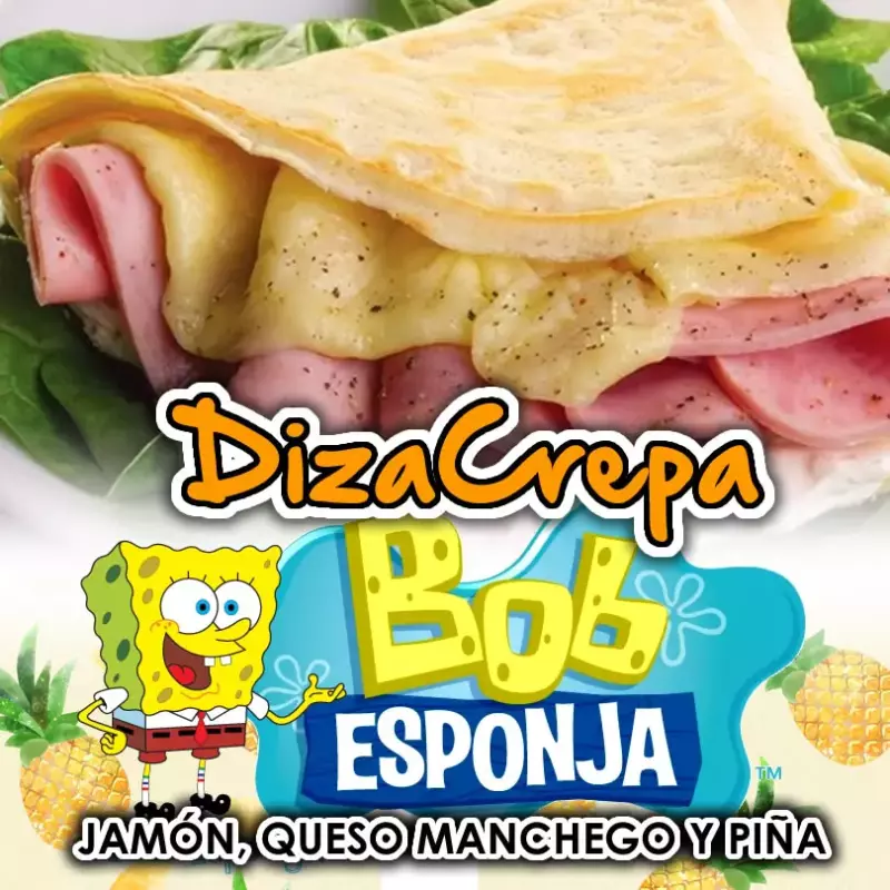 DizaCREPA BOB ESPONJA (Salada)