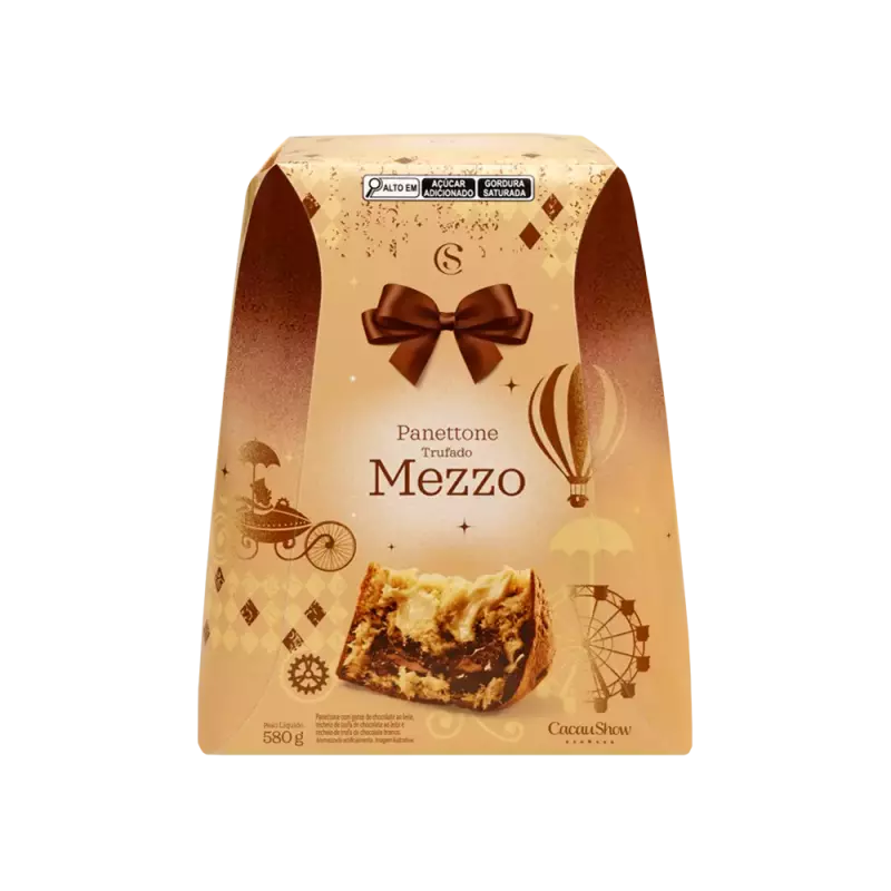 Panetone Trufado Mezzo 580g