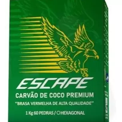 Cx Carvão Escape 1kg