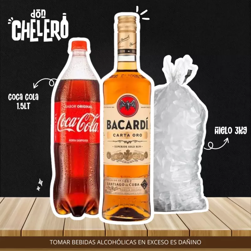BACARDI CARTA ORO X 750 ML.