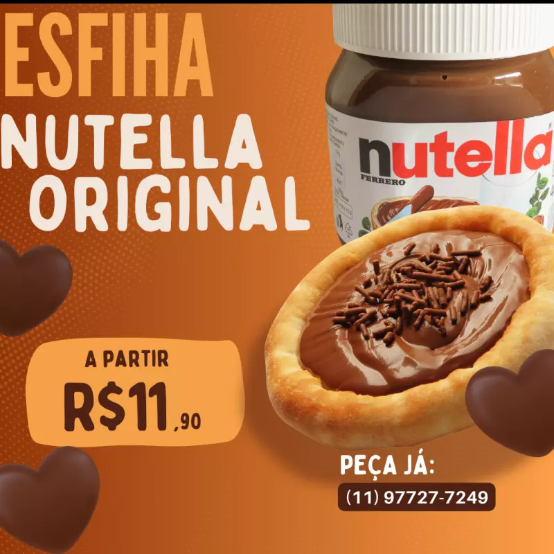 ESFIHA NUTELLA ORIGINAL