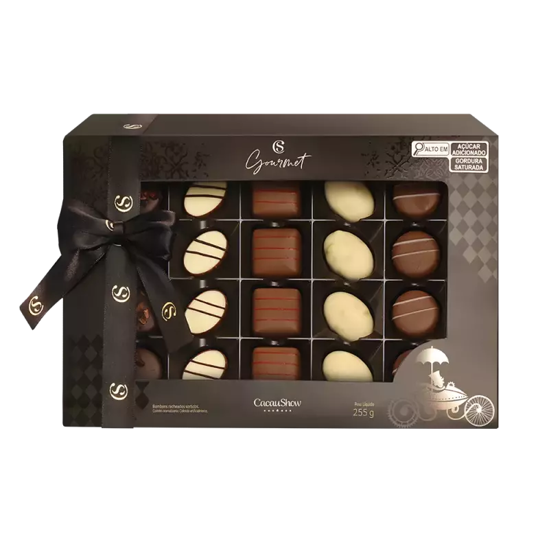 Caixa Bombons Gourmet Sortidos 255g