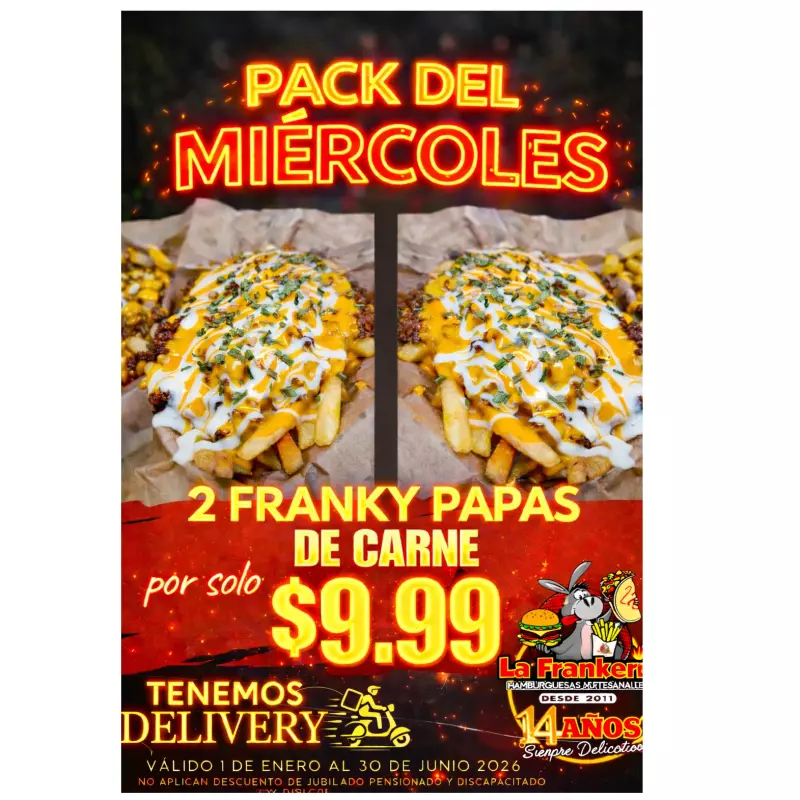 Pack del Miércoles $.9.99