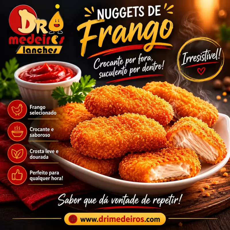 Nuggets de frango - 10 und