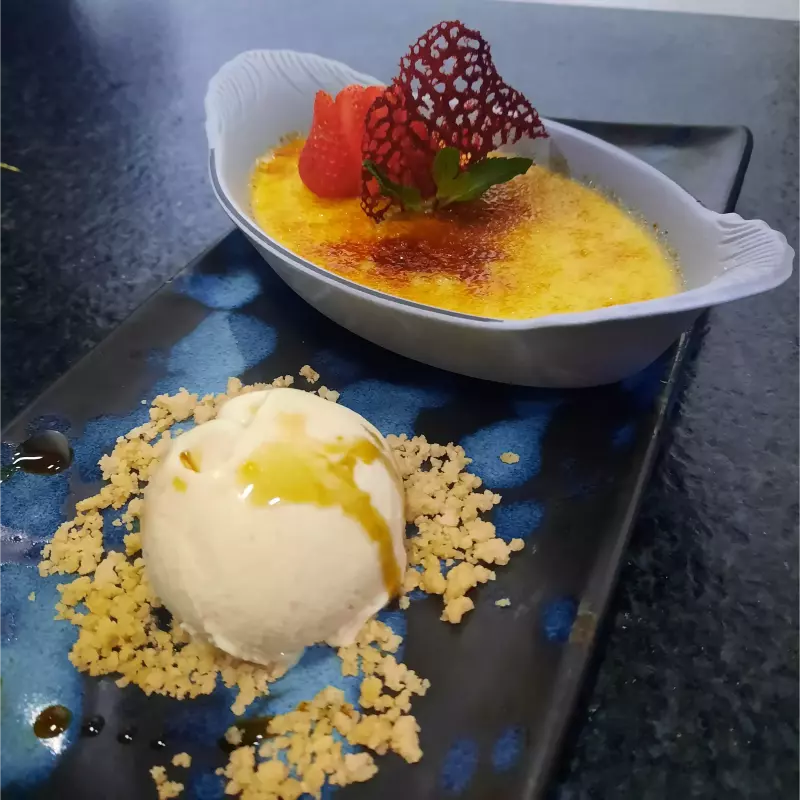 Cream Brulee de Mezcal