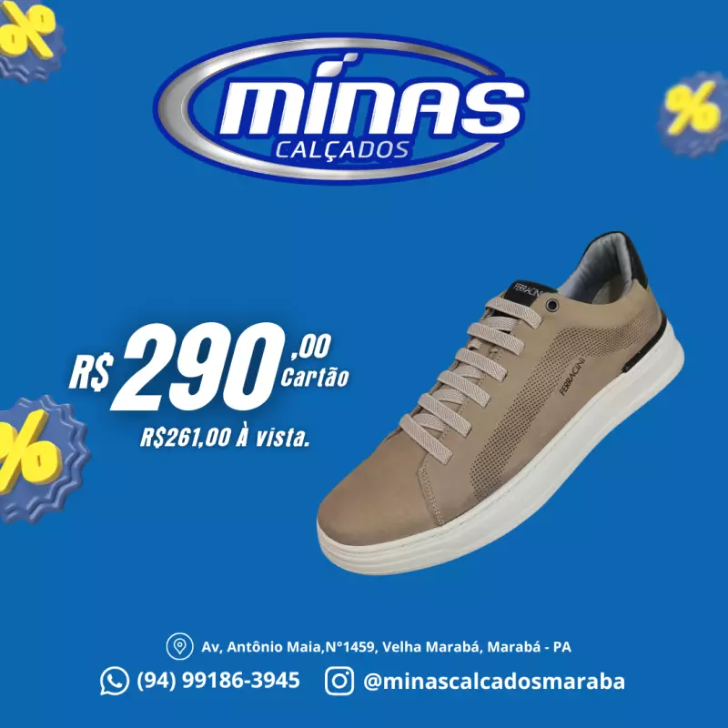 Sapatênis Cinza RF:2077A