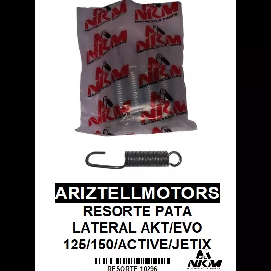 RESORTE PATA LATERAL AKT/EVO125/150