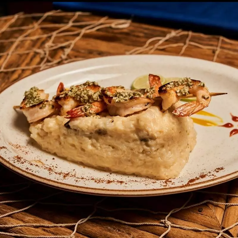 BROCHETA DE LANGOSTINOS