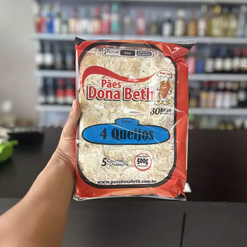 PAO DE ALHO DONA BETH 4 QUEIJOS