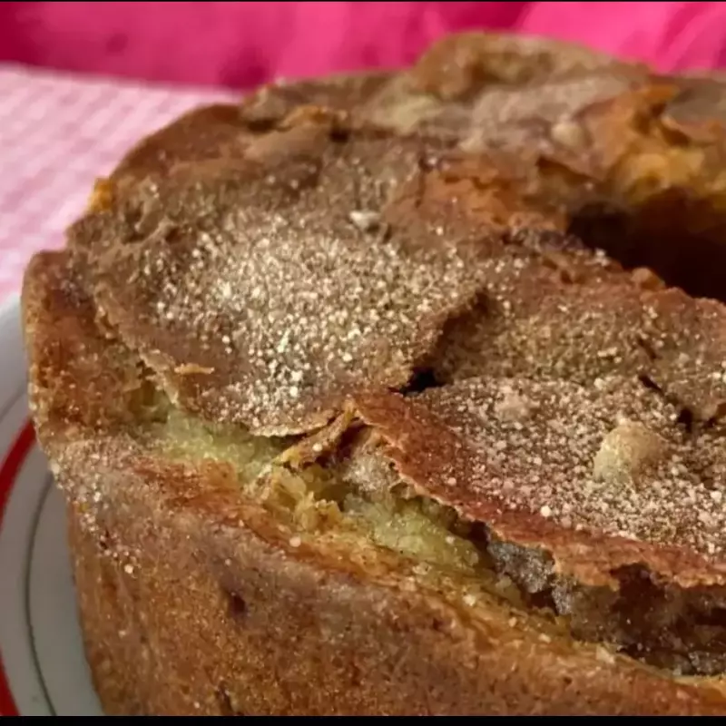 BOLO DE BANANA COM CANELA