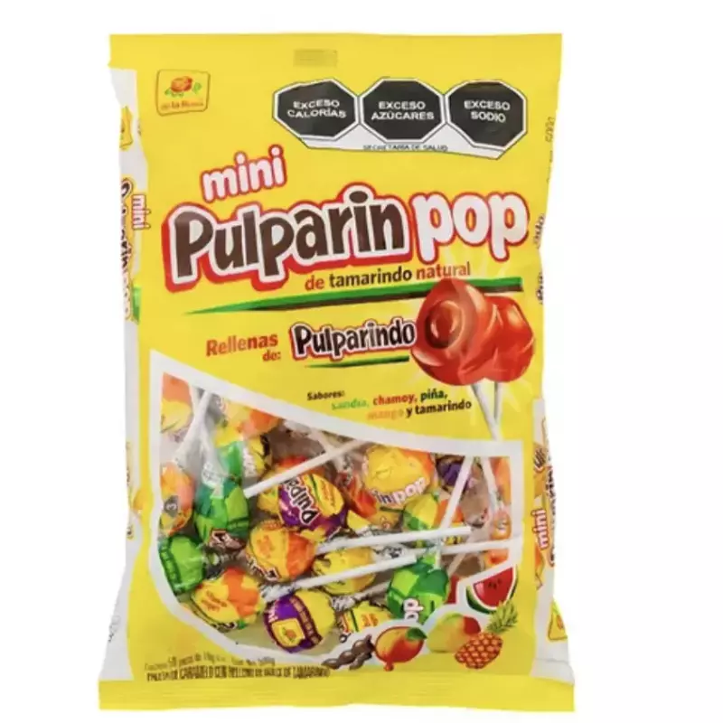 Mini Pulparin pop x 50 unidades